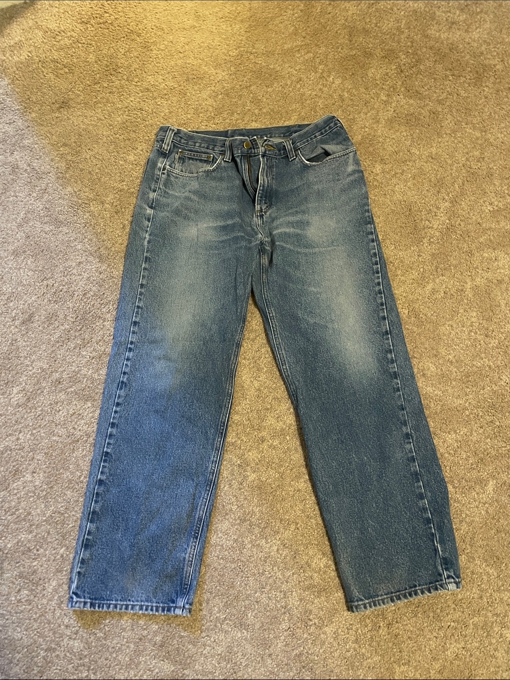 Men's Carhartt Denim Jeans. 38 x 32